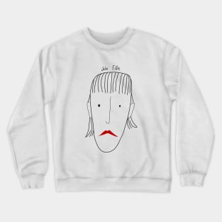 french girl Crewneck Sweatshirt